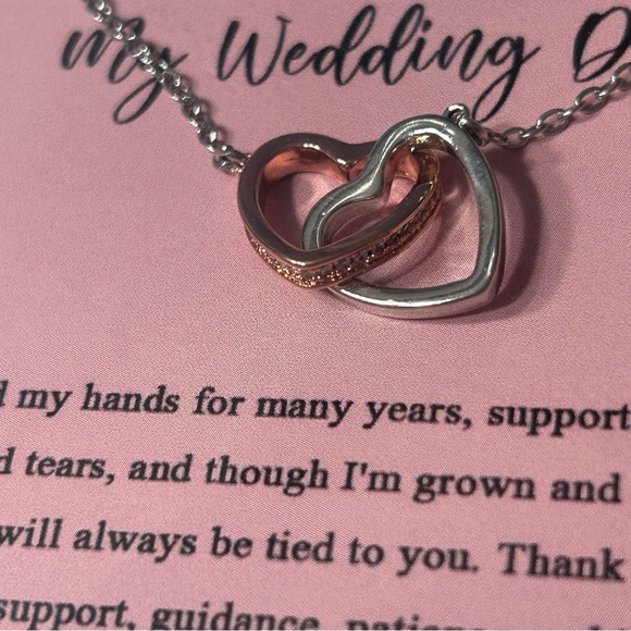 Mother of the Bride Necklace Bride To My Mother On My Wedding day - Picture 4 of 6